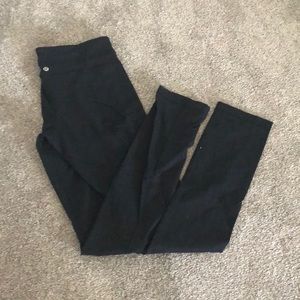 Lululemon black straight leg pants